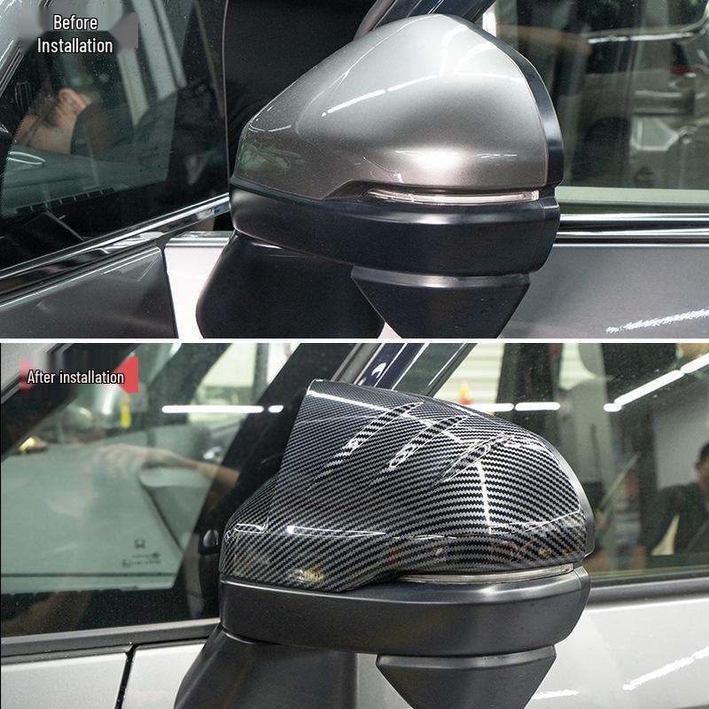 Carbon Fiber Rearview Mirror Cover for Honda STEPWGN RP8 - Anti-Scratch Protection