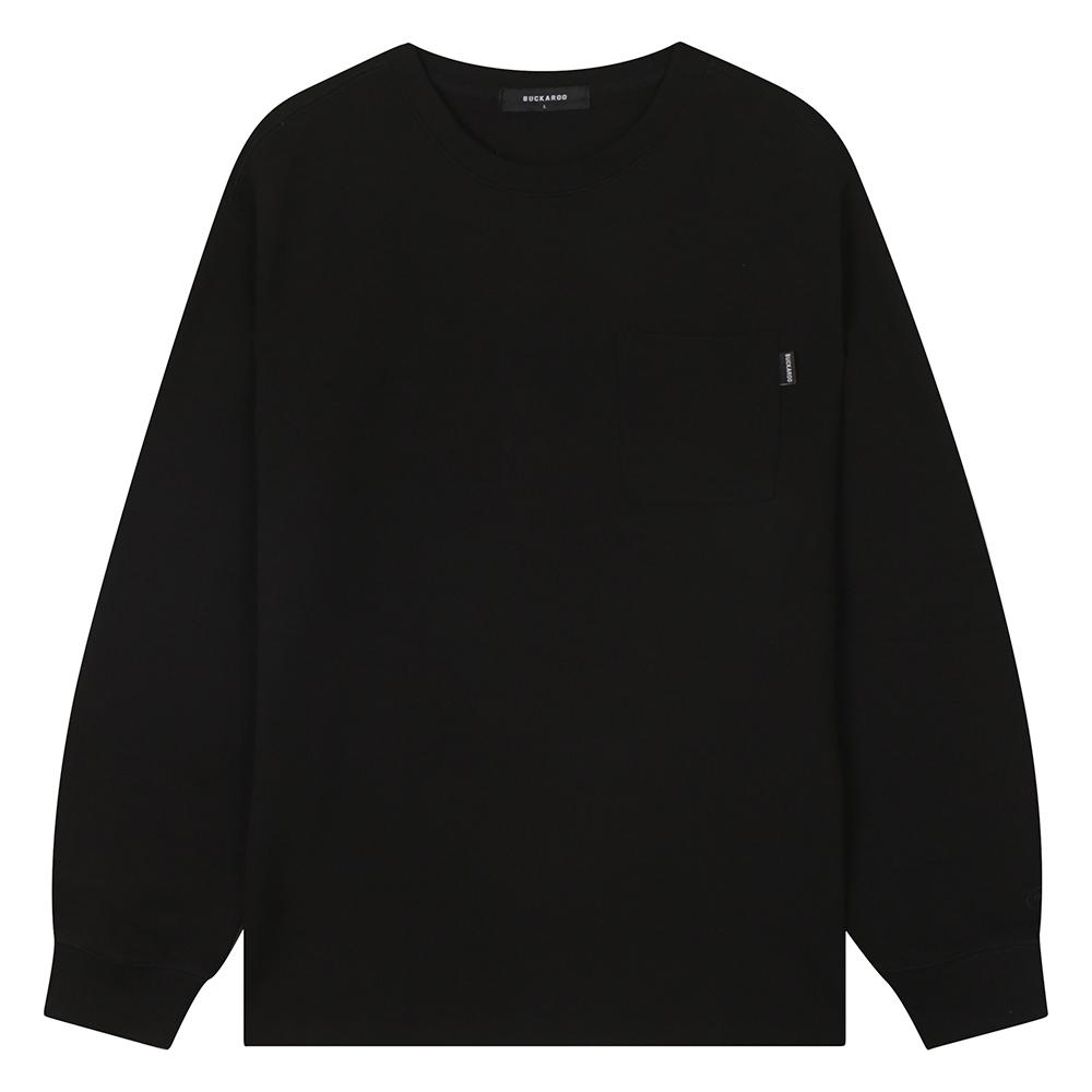 Burkeru Reversible Loose Long-Sleeve T-Shirt Black Black_M