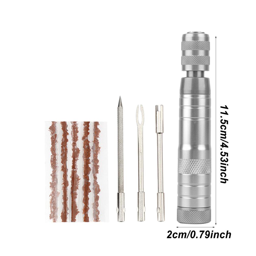 Kit Reparare Anvelope Motocicletă Kit Eficient de Reparare a Puncțiilor Anvelopelor Kit Petice Anvelope Kit Versatil de Reparare a Anvelopelor pentru Biciclete Unelte pentru Petice Anvelope