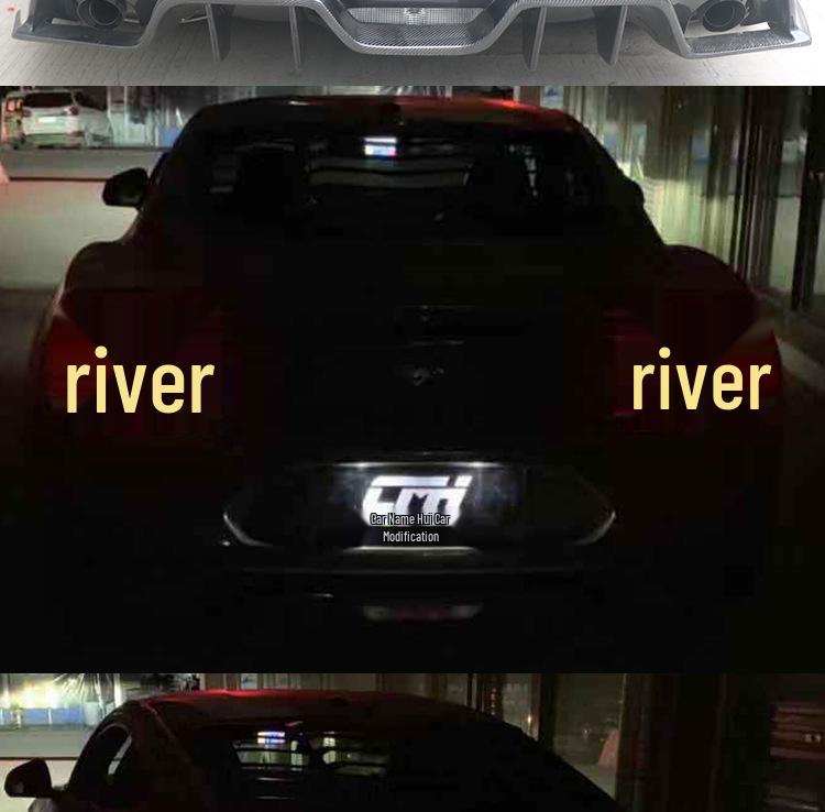 15-23 Ford Mustang Smoked Honeycomb Taillight Cover Sticker