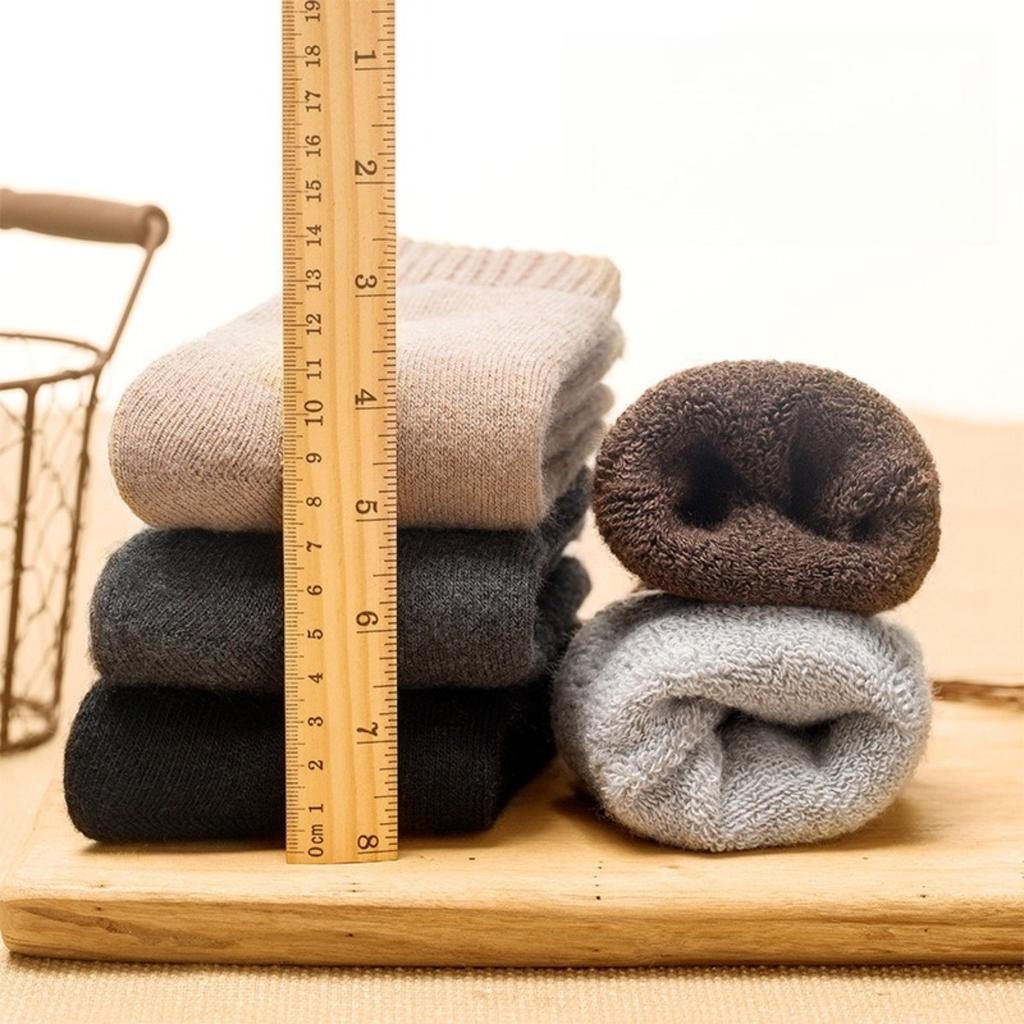 Ultra Thick, Plush Socks, Men's, Casual, Versatile, Looped, Warm Socks, Thick Socks, Plush Socks