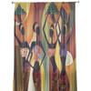 African Women Mural Culture Curtain Window Tulle For Living Room Bedroom The Kitchen Window Treatment Decorations Curtains