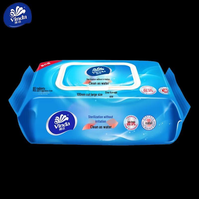 Vinda Disinfecting Wet Wipes - 80 sheets x 12 Packs