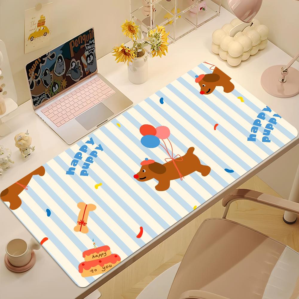 Funny Cute Dachshund Dog Mouse Pad Nonslip Thickened MousePad Large Writing Lockedge Office Student Gaming Cushion