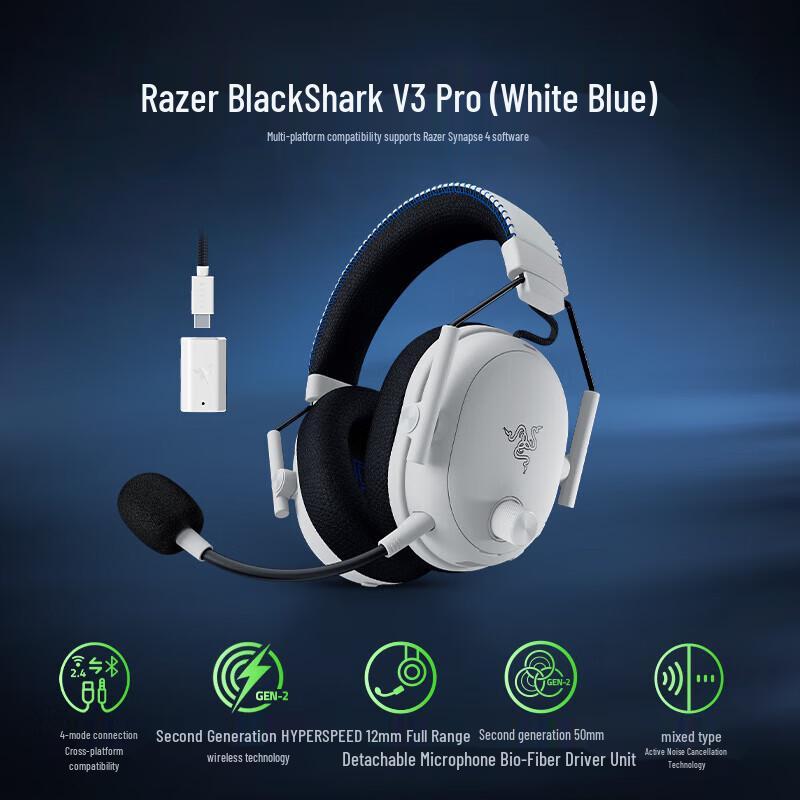 

Razer BlackShark V3 Pro Wireless Gaming Headset