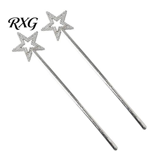 Star Wand for Kids 13 Inches Fairy Kids, Sparkly Rhinestone Magical Stick, Princess Halloween Dress Up Accessories Angel Role Play Costume Birthday