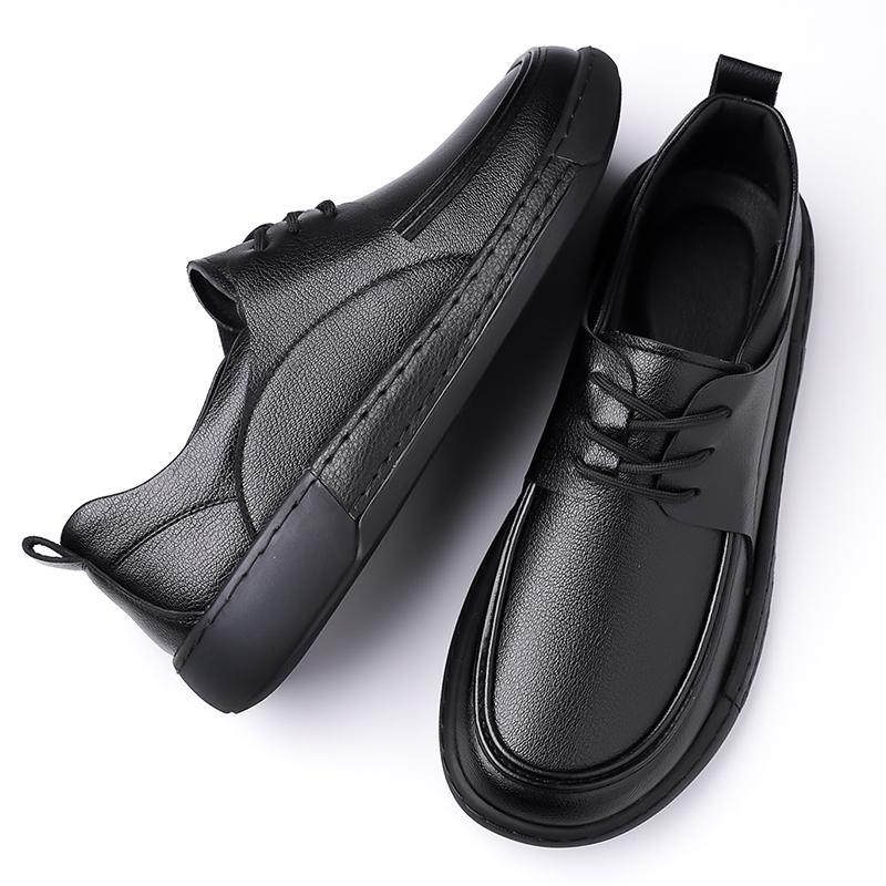 Fashion Business Flat Brown Oxford Lace Up Mens Leather Shoes Fashion Driving Shoes Man Loafers Comfortable Men's Casual Shoes Moccasins