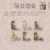 24pcs/1lot Kawaii Scrapbook Stickers Inspiration Muse Junk Journal Gold Planner Stationery Sticker Planner Decorative
