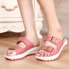 Fashion New Large Size Women 100% Cowhide Slippers Flat Comfortable Beach Shoes Fashion Comfortable Slip-resistant Wear Slippers