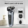 Electrical  9D Rotary Shaver for Men Replaceable Heads Full-body Wash USB Rechargeable Razor Rechargeable Trimmer