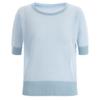 Shop   Women Cooling Round Regular FiT Daily Cooling KniT T shirT Pink Bom Wkn  