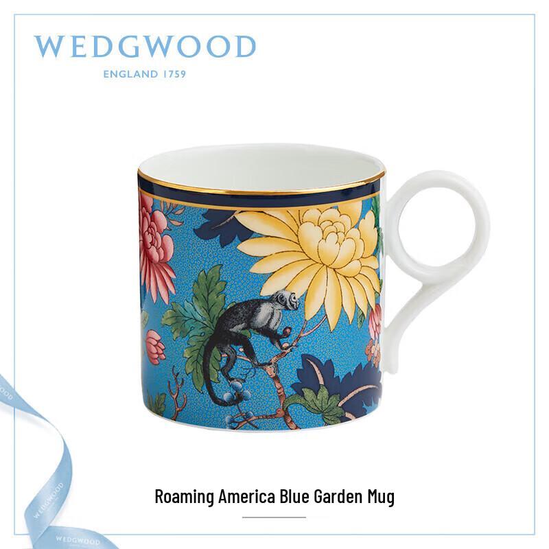 Wedgwood Wonderland Blue Garden Ceramic Mug