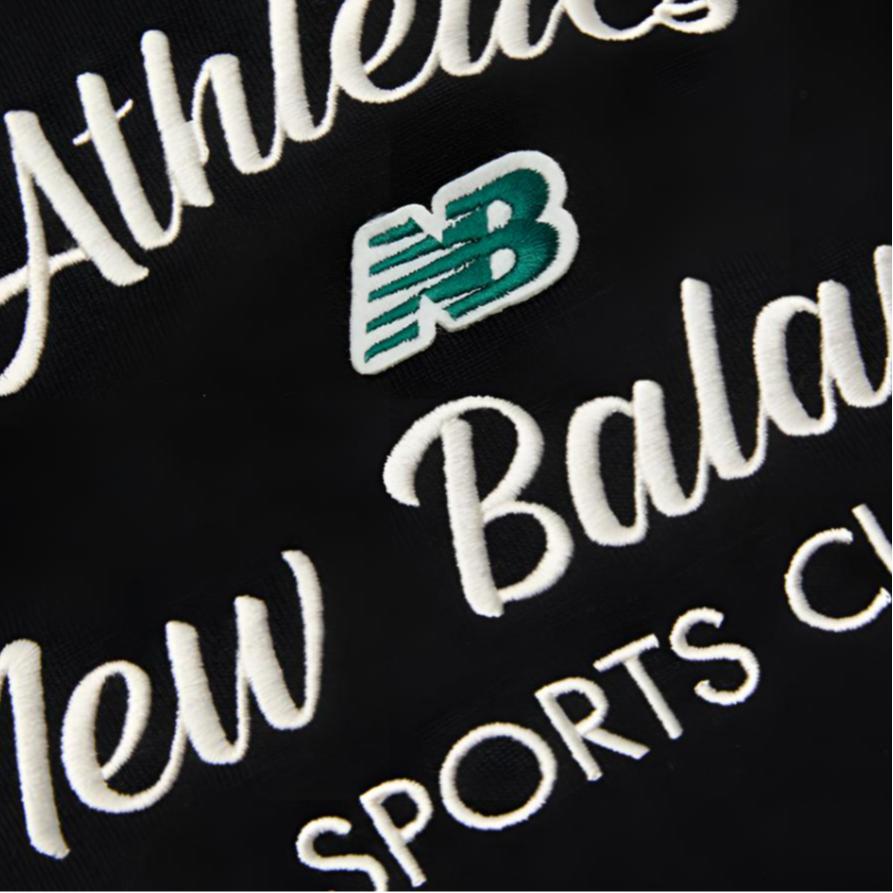New Balance Kids Sweatshirts Crew Neck Moderate 7ZF4E043-BK
