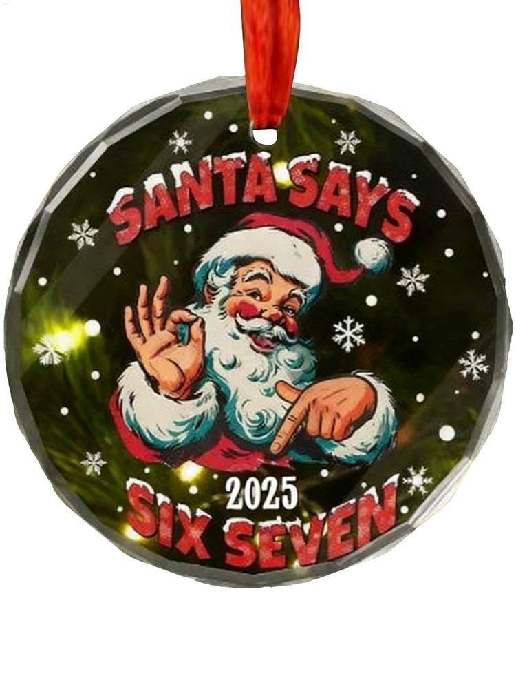 Christmas Tree Ornaments Santa Claus Home Decor Keepsake Christmas Table Ornaments for Indoor Outdoor Bedroom Entryway Porch