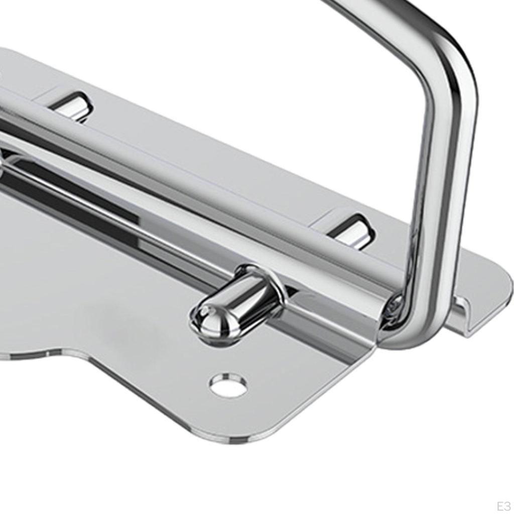2 Pieces Folding Handles, Cabinet Lifting Rings Pull Handle Hardware Tool Accessories Metal Foldable