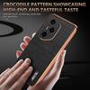 AZNS For Honor 300 Pro Case Electroplating Crocodile Texture PU+TPU Phone Cover