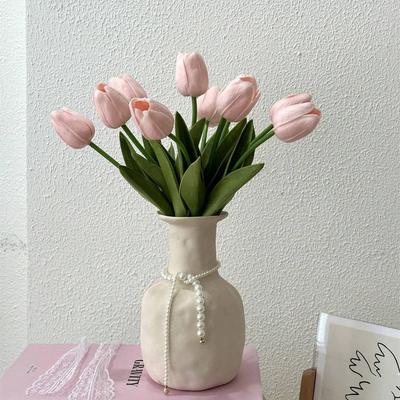 Tulip Artificial Flower Home Decor, Living Room & Bedroom Decoration, Fake Plants, Creative Valentine's Day Gift Idea