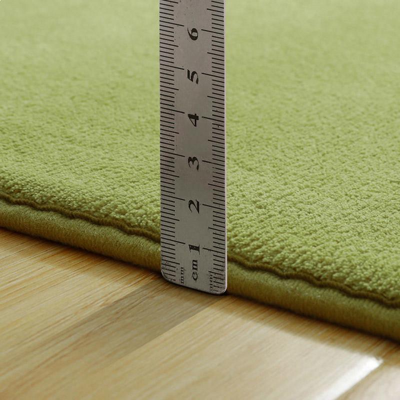 Große Teppiche für modernes Wohnzimmer Einfarbige Dicke Korallen-Samt-Teppiche Nordische Flauschige Boden-Nachttischmatte Tatami Krabbelmatte