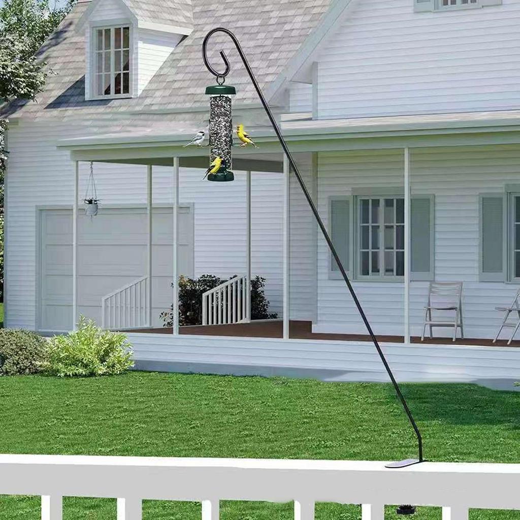 Deckschwenkhaken Vogelfutterständerstange Stabil Verstellbar Mehrzweck Futterstation Halterung für Außenhöfe