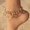 Chains: Fashionable Metal Vintage Versatile Foot Jewelry