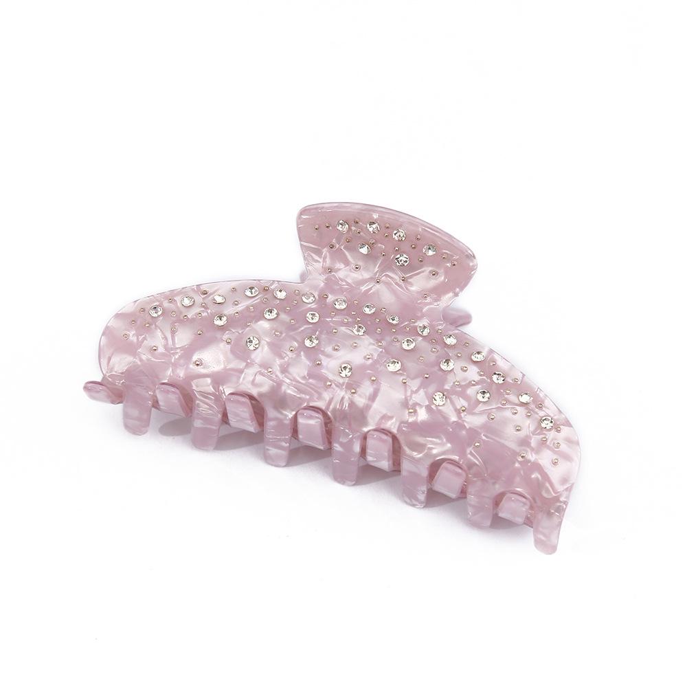 Korean Large Simple Fashion Hairpin Shark Clip - Jelly Color Hair Accessory