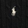 RALPH LAUREN GOLF Langarm Zopfmuster M Schwarze Serie Pullover Damen Gebraucht