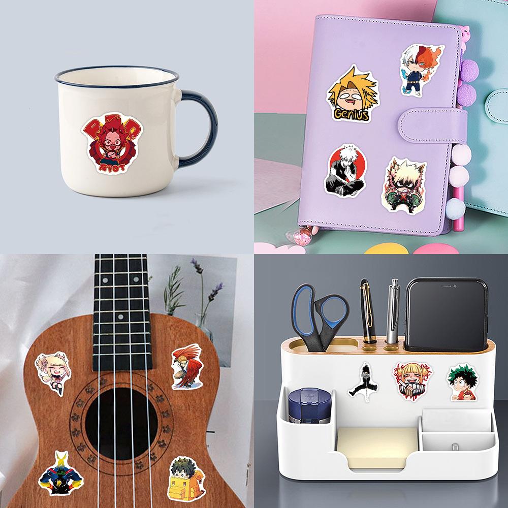 50-200 Cartoon Hybrid Anime Graffiti Stickers Decorate Notebook Suitcase DIY Waterproof Stickers