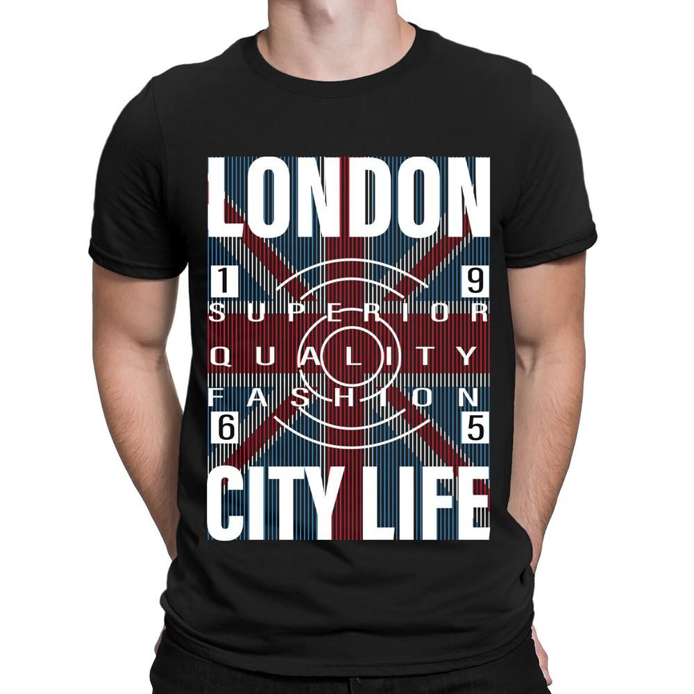

London City Life England Funny Holidays UK Gift Mens Womens T-Shirts Top #DNE 4XL
