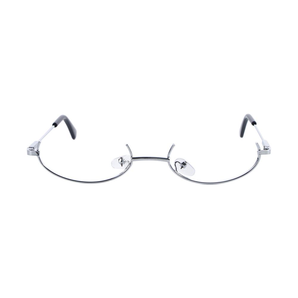 Female Male Half Frames Glasses Frame Oval Glasses Frame Spectacle Frames Photography Decoration