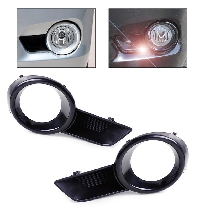 Fog Light Frame Lamp Bezel Trim Moulding Cover Fit For Toyota Highlander 2008-2010 Front Bumper Car SUV