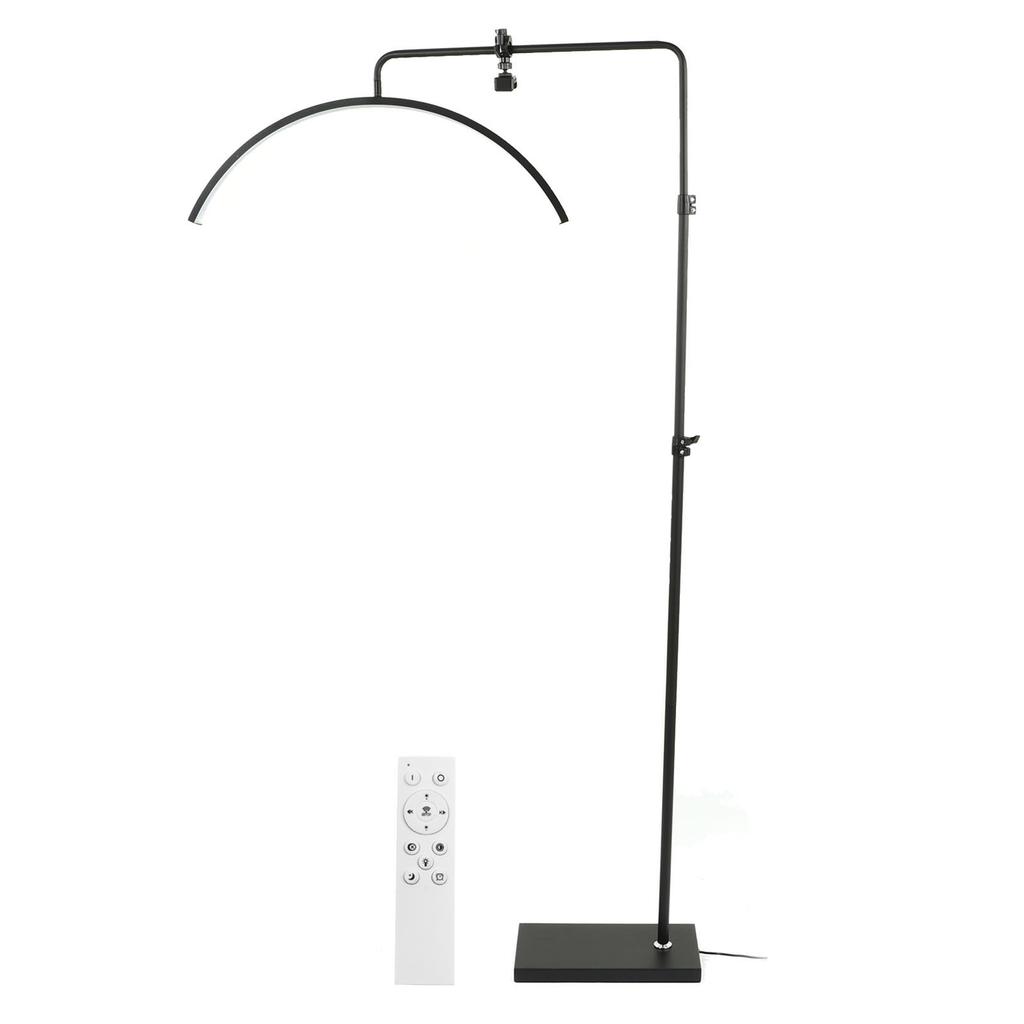 LED Floor Light 36W 2520LM 2700K To 5600K Stepless Dimming 22in Half Moon Beauty Salon Floor