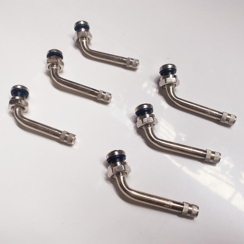 TR554D  Truck Tire Valve Stems 9.7mm Valve Hole 10pcs 60 Degree Valve Stem Compatible with 22.5in 24.5in Aluminum Wheels