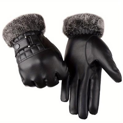 Men's Winter Warm Gloves Outdoor Gloves Full Finger Gloves