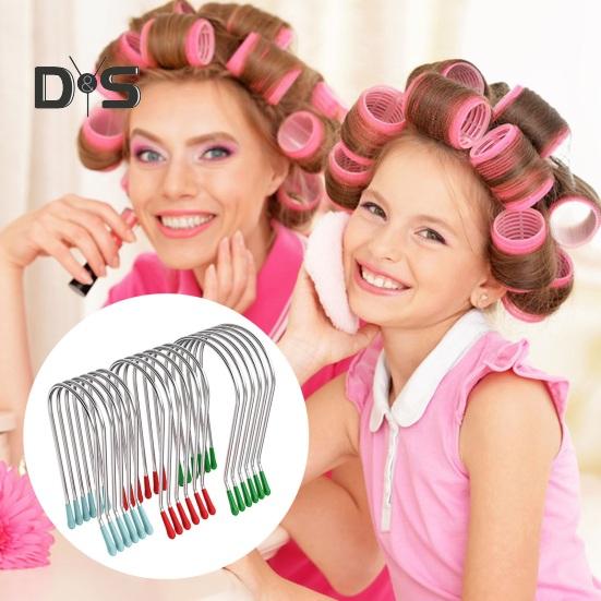 20Pcs Hot Roller Clips Hot Curler U-shaped Clip Replacement Kit Heated Roller Securing Pins Fits All Sized Rollers Curlers