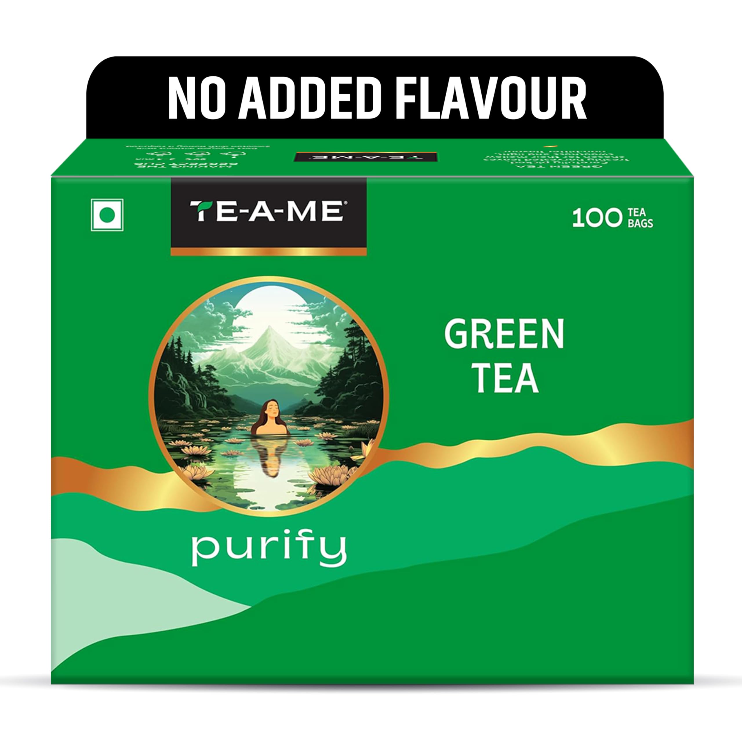 TE-A-ME Green Tea 100 Bags | Green Tea Bags