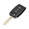KEYYOU Flip Remote Car Key Shell For Kia Carens Ceed Rio Sportage Optima Sorento Cerato Soul Forte Seltos 2/3/4BNT Fob Housing