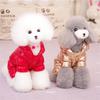 Winter Male Boy Dog Clothes with Buckle Waterproof Pet Jumpsuit Overall for Small Dogs Chihuahua Yorkies Rompers Chien Vetement