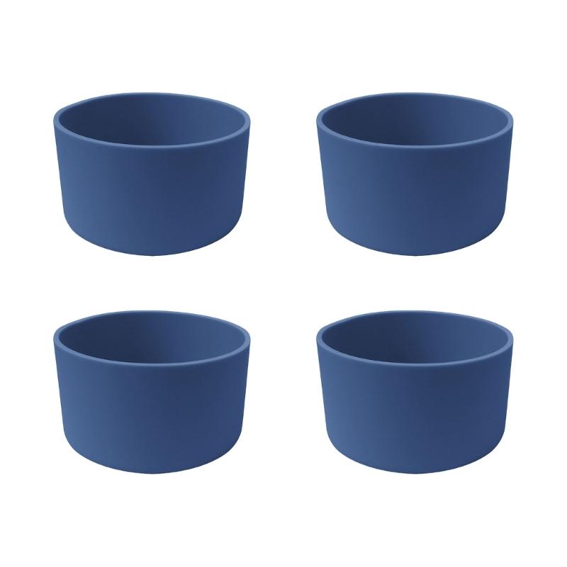 4 Pieces Silicone Boot Sleeve Protective Silicone Covers Water Bottle Bottom Cover Silicone Material for Water Bottles