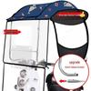 Puff Electric Vehicle Canopy: Sunshade, Windshield, and Rainproof Cover for Bicycles and Motorcycles