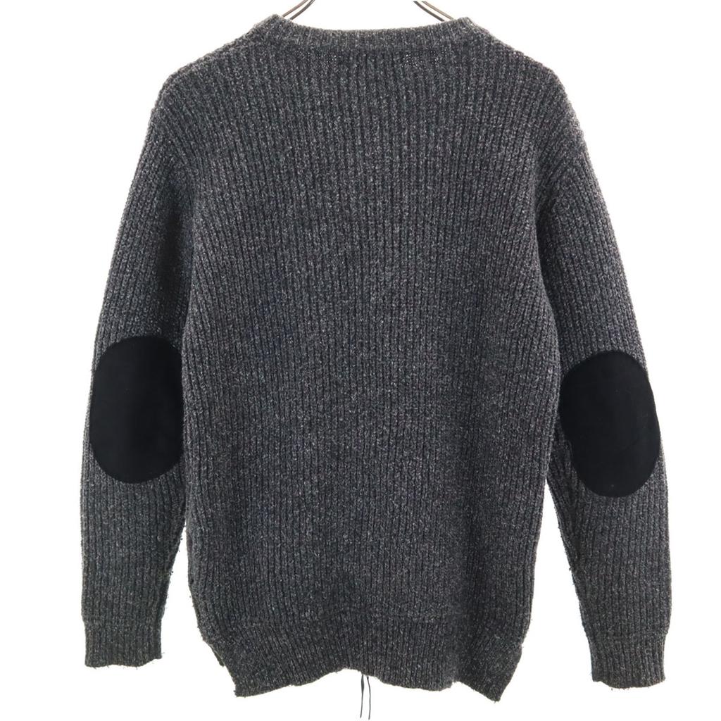 Nonnative Knit Jacket Charcoal Gray With Elbow Patch Men's Used