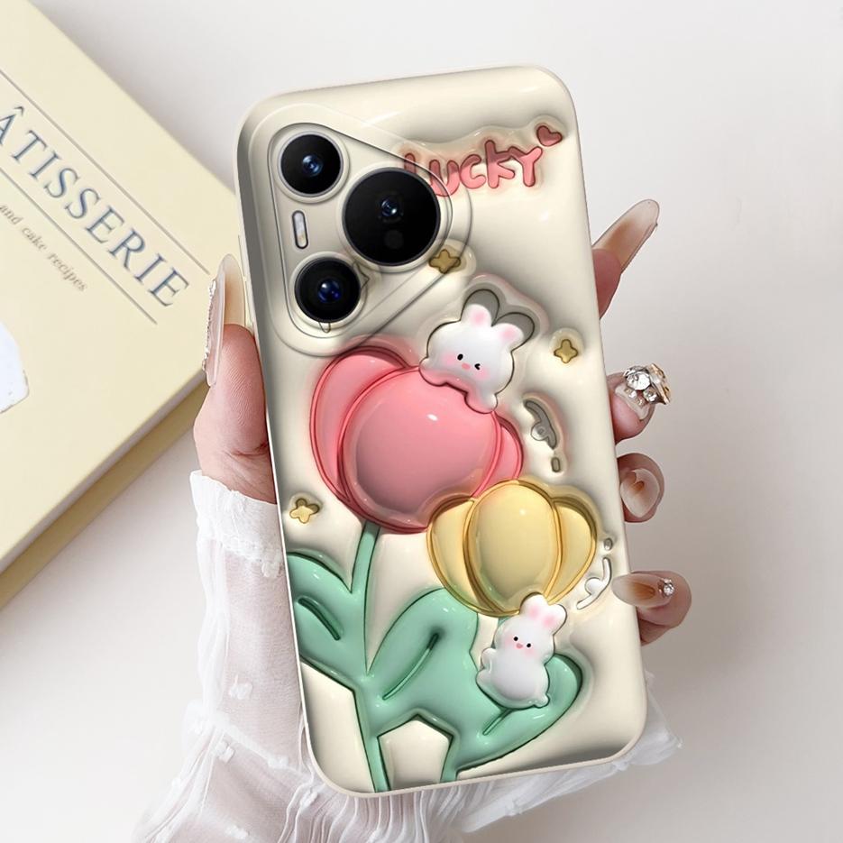For Huawei Pura 70 Pro 5G Case Cute Cartoon Cover Shockproof Soft TPU Phone Cases For Huawei Pura 70 Pro Plus Pura70 Pro+ Fundas