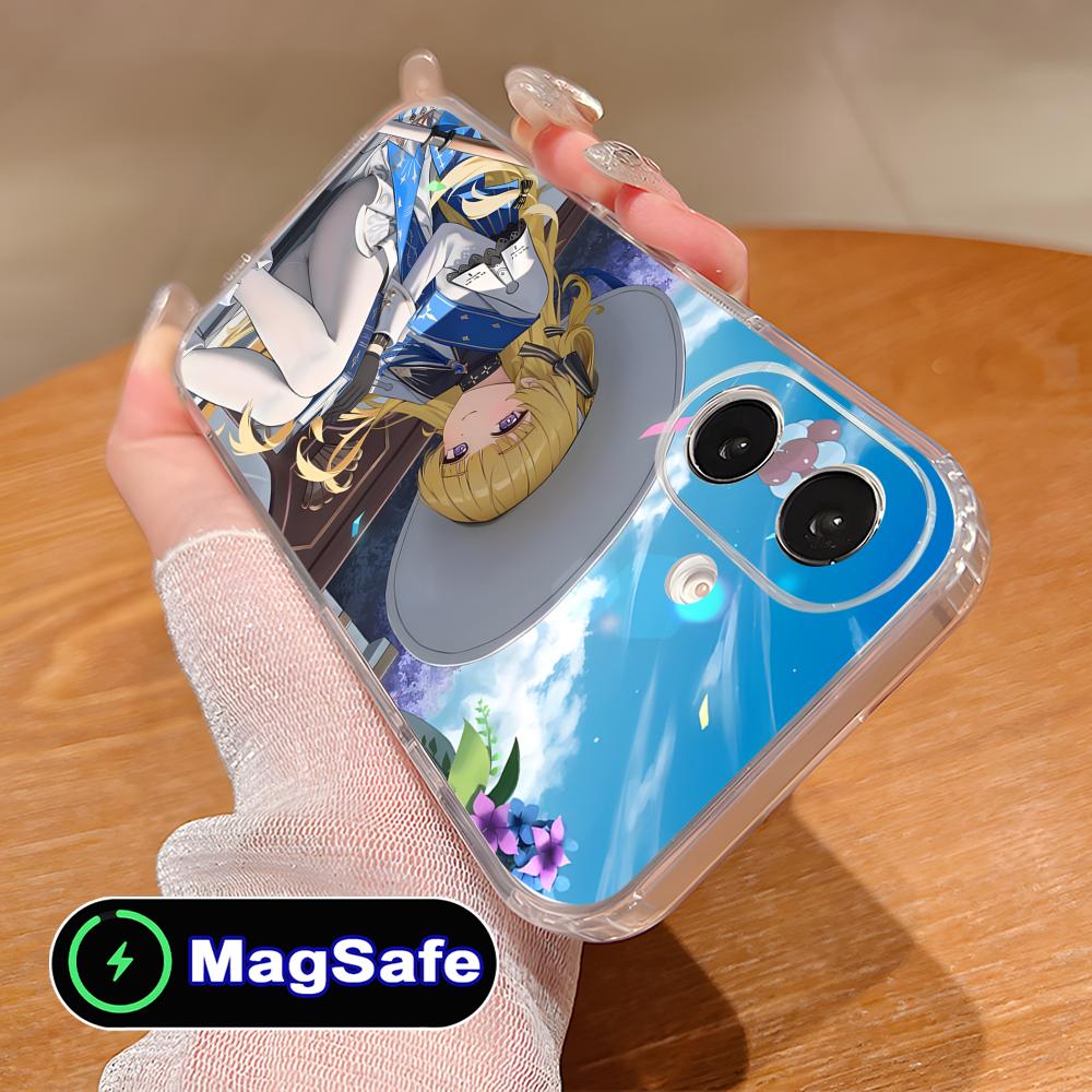 Wuthering Waves Phoebe Phone Case for iPhone 17 16 15 14 13 12 11 Air Pro Max Plus Mini Magsafe Clear Colorful Cover Cellphones