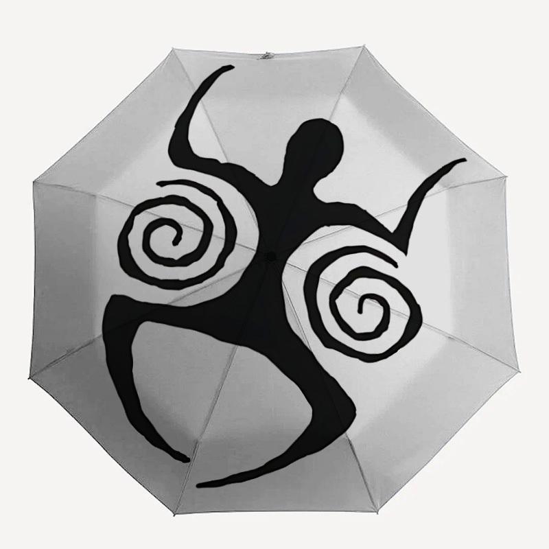 

1pc Spiral Figure Automatic Open/close Umbrella, 8-Rib sturdy structure, Auto Folding/Opening, Portable Travel Umbrella for Women,173