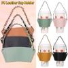 Coffee Cup Cover Chain Portable Pu Leather Drink Soda Bag Hanging Portable Heat Insulation and Ironing Cup-Cover