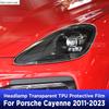 Car Headlight Protection Transparent Repair Anti-Scratch Protective Film TPU Stickers For Porsche Cayenne 2011- Accessories