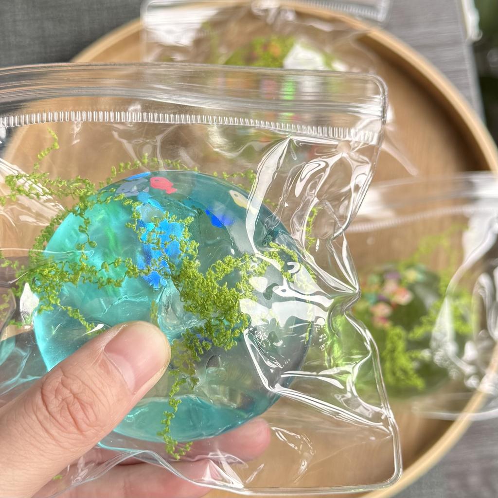 Ozeanfisch Klar Maltose Quetschball Weich zum Drücken Stressabbau Langsamer Rückprall Fidget Dekompression Spielzeug