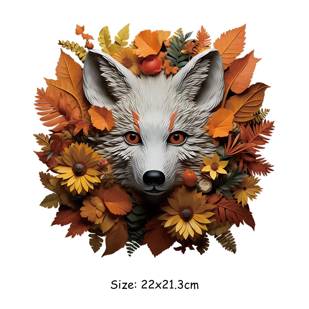 

Набір тварин Термотрансфер Листя Квіти Parches Ropa Теплопередача Наклейки на одяг Пуховики Сумки своїми руками Нашивка для одягу