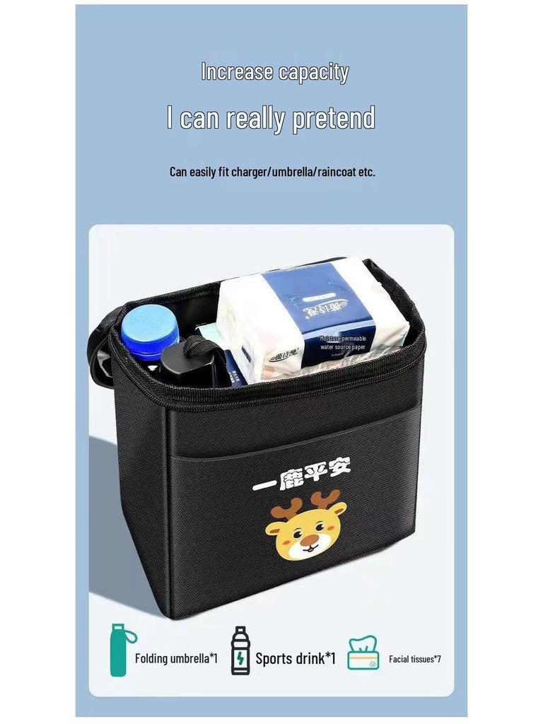 Waterproof Hanging Bag for Electric Scooter: Front Storage Pocket for Phone and Accessories