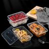 Rectangular Disposable Meal Box with Lid