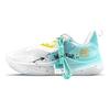 Under Armour Curry Splash 3 Slip Resistant Abrasion Resistant Low top Basketball Shoes Men's White Blue 3026275-101(Team40-)